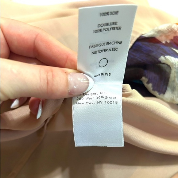 Tracy Reese Multicolor Geometric Midi Dress Sleeveless 100% Silk Size Large - Picture 9 of 9